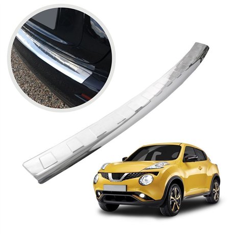 Rear bumper trim for Nissan Juke I (F15) PRE-FL 2010-2014 | Chrome Stainles