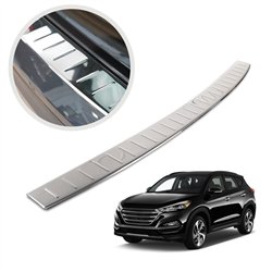Rear bumper trim for Hyundai Tucson III (TL) PRE-FL 2015-2018 | Chrome Stai
