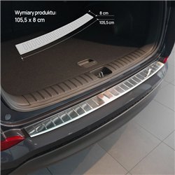 Rear bumper trim for Hyundai Tucson III (TL) PRE-FL 2015-2018 | Chrome Stai