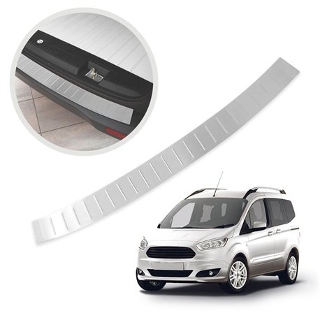 Listwa tylnego zderzaka Ford Tourneo Courier I 2014-2023 | Srebrn