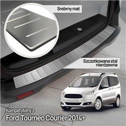 Listwa tylnego zderzaka Ford Tourneo Courier I 2014-2023 | Srebrn
