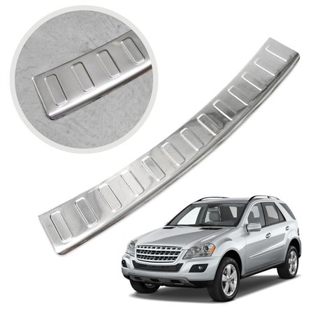 Rear bumper trim for Mercedes M-Class (W164) 2005-2011 | Chrome Stainless s