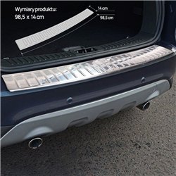 Rear bumper trim for Ford Kuga I (C394 | DM2) 2008-2012 Chrome Stainless st