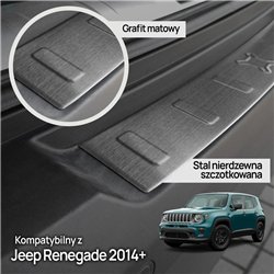 Listwa tylnego zderzaka do Jeep Renegade I 2014- | Stal nierdze