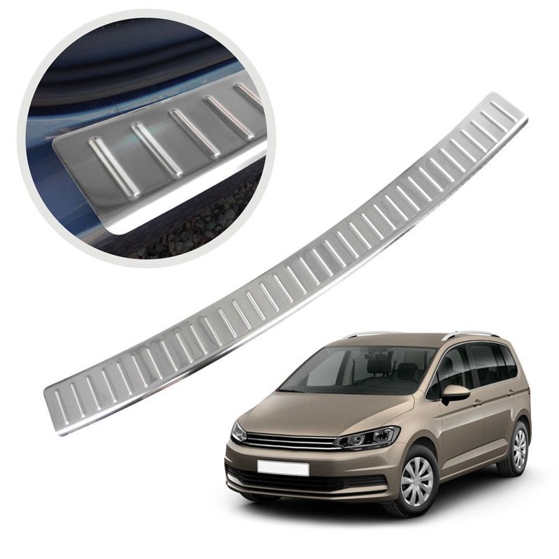 Rear bumper trim for Volkswagen VW Touran I (1T | GP2) FL 2010-2015 Chrome