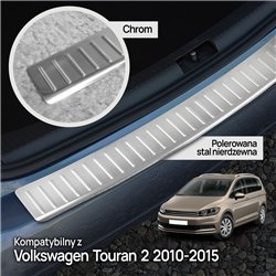 Rear bumper trim for Volkswagen VW Touran I (1T | GP2) FL 2010-2015 Chrome