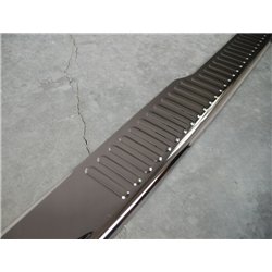 Rear bumper trim for Mercedes Viano (W639) 2003-2014 | Black chrome Stainle