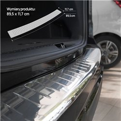 Rear bumper trim for Ford B-Max I (JK8) 2012-2017 | Chrome Stainless steel