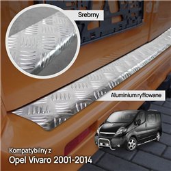 Listwa tylnego zderzaka do Opel Vivaro A 2001-2014 | Aluminiu