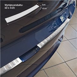 Rear bumper trim for Suzuki Baleno Hatchback II (WB | EW) 5D 2016-2021 Silv