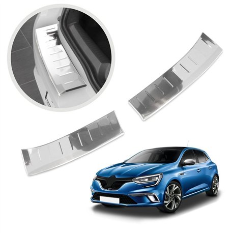 Rear bumper trim for Renault Megane Hatchback IV (RFB) 5D 2016-2024 | Chrom