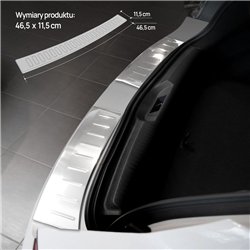 Rear bumper trim for Renault Megane Hatchback IV (RFB) 5D 2016-2024 | Chrom