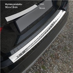 Listwa tylnego zderzaka BMW X1 (E84) FL 2012-2015 Stal nierdzewn