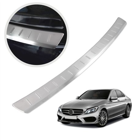 Rear bumper trim for Mercedes E-Class Sedan (W213) 4D 2016-2023 | Silver St