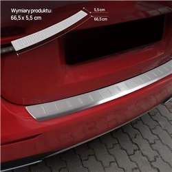 Rear bumper trim for Mercedes E-Class Sedan (W213) 4D 2016-2023 | Silver St