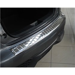 Rear bumper trim for Nissan Juke I (F15) FL 2014-2019 | Chrome Stainless st