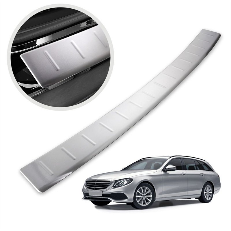Rear bumper trim for Mercedes C-Class Station Wagon (S205) 2014-2021 | Silv