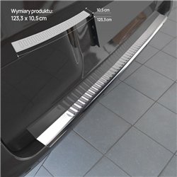 Rear bumper trim for Mercedes Viano (W639) 2003-2014 | Chrome Stainless ste