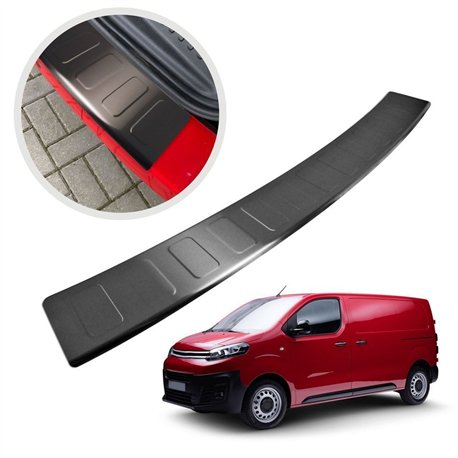 Listwa tylnego zderzaka do Citroen Jumpy III 2016- | Stal nierdz