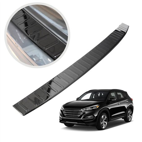 Rear bumper trim for Hyundai Tucson III (TL) PRE-FL 2015-2018 | Black chrom