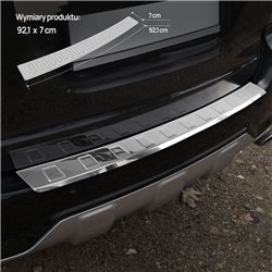 Rear bumper trim for Mercedes C-Class Station Wagon (S204) 2007-2014 | Chro