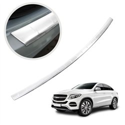 Rear bumper trim for Mercedes GLE Coupe (C292) 2015-2019 | Chrome Stainless