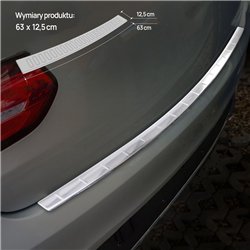 Rear bumper trim for Mercedes GLE Coupe (C292) 2015-2019 | Chrome Stainless