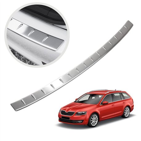 Rear bumper trim for Skoda Octavia Station Wagon II (1Z) FL 2009-2013 | Sil