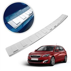 Rear bumper trim for Peugeot 308 Hatchback II (T9) 5D 2013-2021 | Chrome St