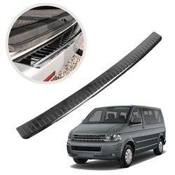 Rear bumper trim for Volkswagen VW California (T5) 2003-2015 | Black chrome
