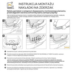 Listwa tylnego zderzaka Volkswagen VW California (T5) 2003-2015 Czarny