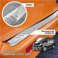 Listwa tylnego zderzaka do Opel Vivaro A 2001-2014 | Stal nierd
