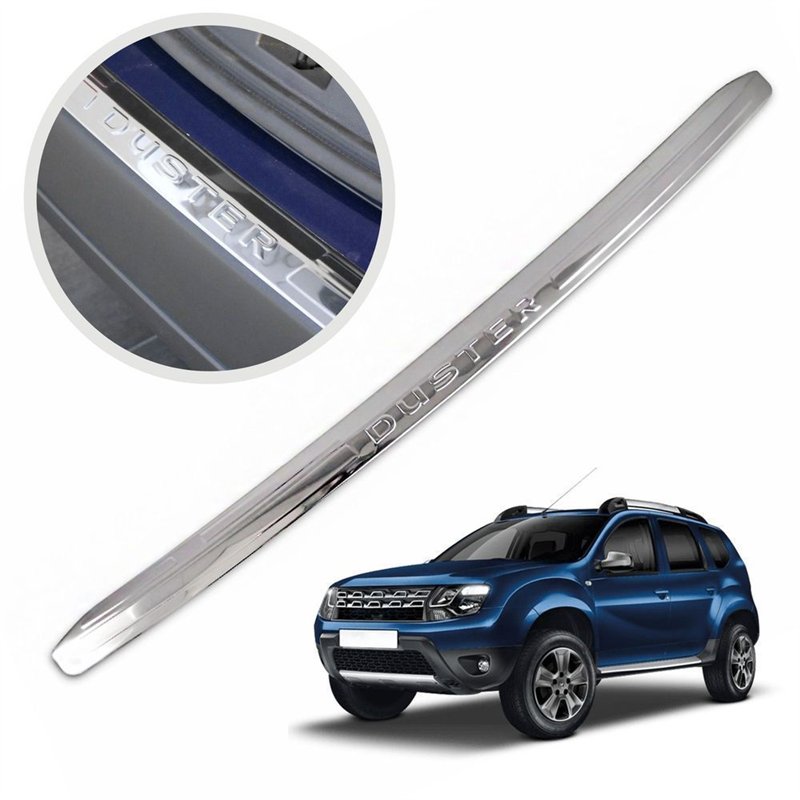 Rear bumper trim for Dacia Duster II (HM | SR) 2018-2024 Chrome Stainless s