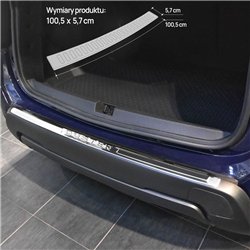 Rear bumper trim for Dacia Duster II (HM | SR) 2018-2024 Chrome Stainless s