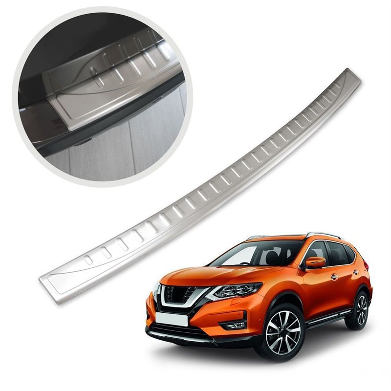 Listwa tylnego zderzaka Nissan X-Trail III PRE-FL 2014-2017 Sreb