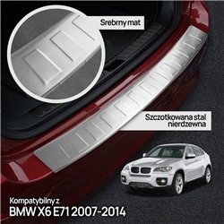 Listwa tylnego zderzaka BMW X6 Coupe (E71) 2008-2014 | Stal nier