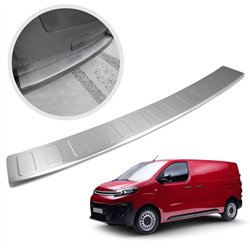 Rear bumper trim for Citroen Jumpy III (V) 2016- | Silver Stainless steel