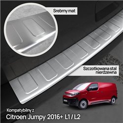 Listwa tylnego zderzaka do Citroen Jumpy III 2016- | Stal nierd