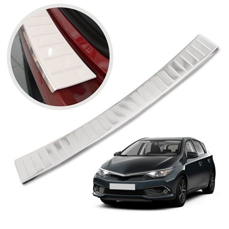 Rear bumper trim for Toyota Auris Hatchback II (E180) 5D FL 2015-2019 | Chr