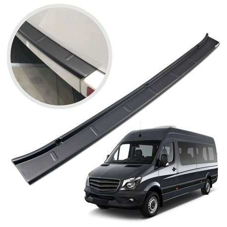 Rear bumper trim for Mercedes Sprinter (W906 | NCV3) 2006-2018 Black ABS