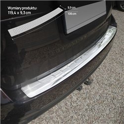 Rear bumper trim for Subaru Forester IV (SJ) 2013-2020 | Chrome Stainless s