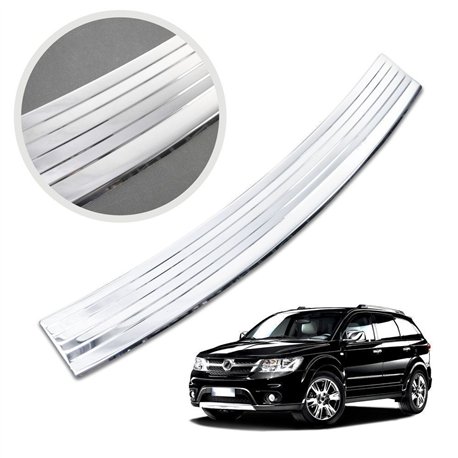 Rear bumper trim for Fiat Freemont I (JC | JC49) 2011-2016 Chrome Stainless