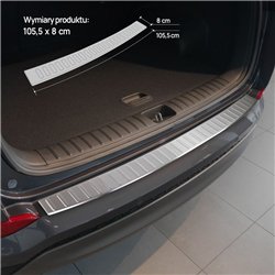 Listwa tylnego zderzaka Hyundai Tucson III PRE-FL 2015-2018 Srebr