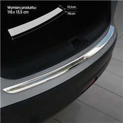 Rear bumper trim for Nissan Qashqai I (J10 | FLJJ10E) 2007-2014 Chrome Stai