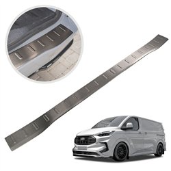 Rear bumper trim for Ford Transit Custom II (V710) 2023- | Black Stainless