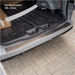 Rear bumper trim for Ford Transit Custom II (V710) 2023- | Black Stainless