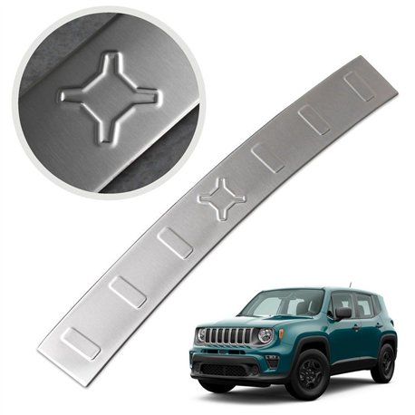 Listwa tylnego zderzaka do Jeep Renegade I 2014- | Stal nierdz