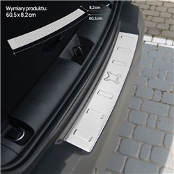 Listwa tylnego zderzaka do Jeep Renegade I 2014- | Stal nierdz