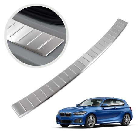 Rear bumper trim for BMW 1 Series Hatchback (F20) 5D 2011-2019 | Silver Sta