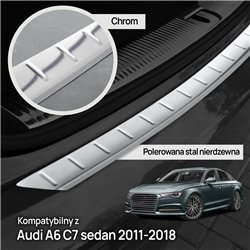 Listwa tylnego zderzaka do Audi A6 Sedan IV 4D 2011-2018 St